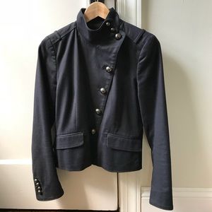 Military style twill jacket